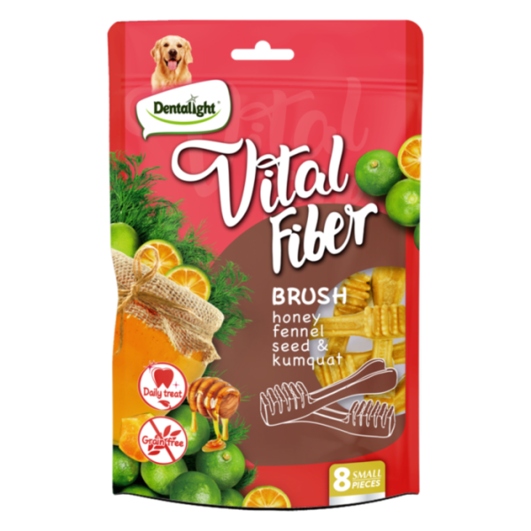 ויטל פייבר דבש Vital Fiber חטיף טבעוני לכלב 80 גרם