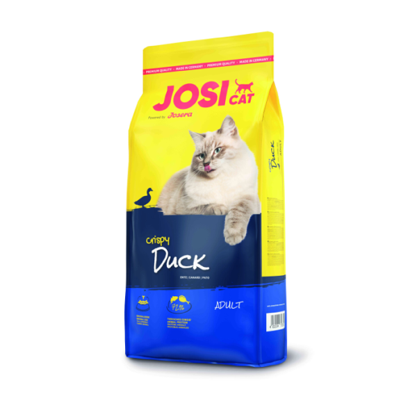 ג׳וזיקט ברווז JosiCat Duck מזון יבש לחתולים 18 ק״ג