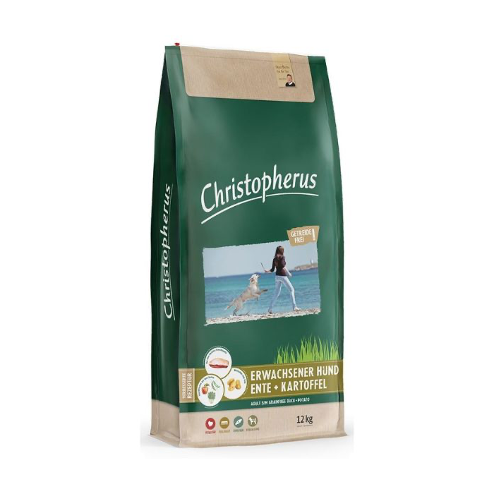 כריסטופרוס Christopherus מזון יבש לכלבים בטעם ברווז