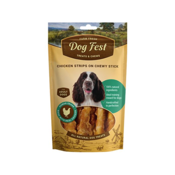 דוג פסט Dog Fest מקל לעיסה עטוף עוף