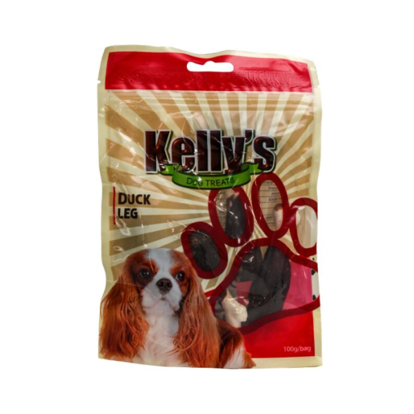 קליס Kelly’s חטיפי לעיסה לכלבים בטעם עצמות שוק ברווז