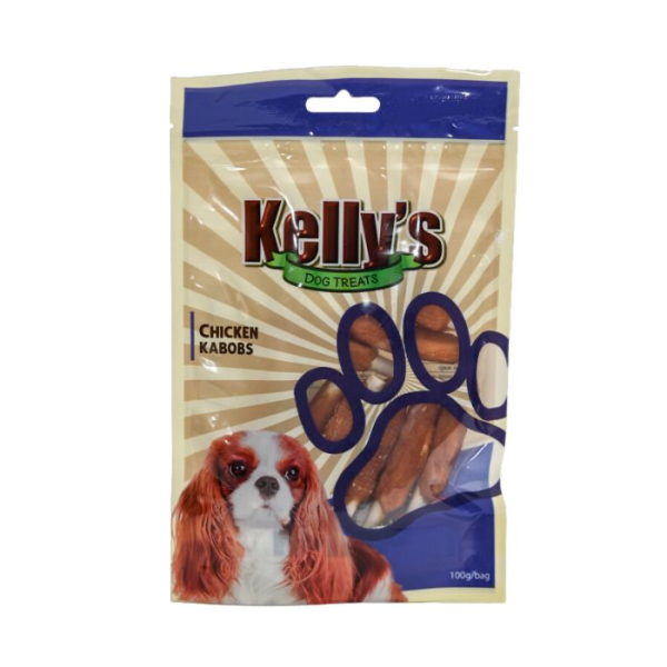 קליס Kelly’s חטיפי לעיסה לכלבים בטעם קבבוני עוף