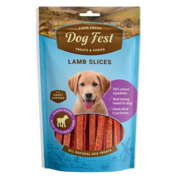דוג פסט Dog Fest חטיף רך לגורי כלבים בטעם כבש