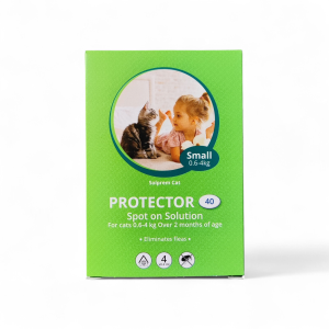 אמפולות לחתולים Solprem cat להדברה ודחיית פרעושים לחתול עד 4 ק״ג